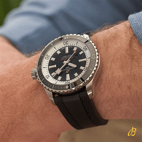 breitling superocean slow motion|breitling superocean automatic 46 blacksteel.